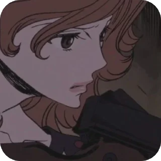 🍸 emoji Fujiko Mine/Lupin 3 Telegram sticker 7 of 120