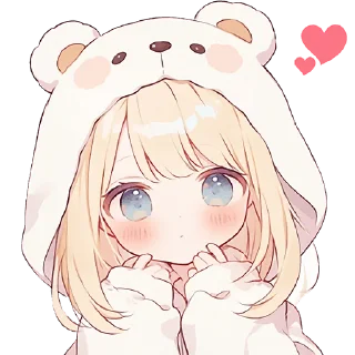 ☺️ emoji Повседневная медведица @Nyasticks Telegram sticker 12 of 26