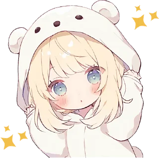 🥺 emoji Повседневная медведица @Nyasticks Telegram sticker 1 of 26