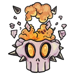 🤯 emoji @saint_mob skelly Telegram sticker 9 of 10