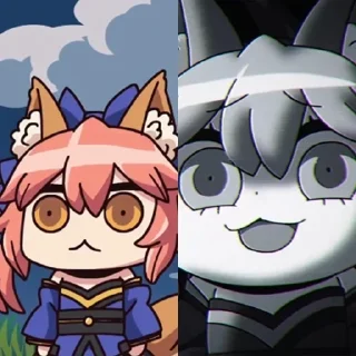 🦊 emoji Tamamo Pack Telegram sticker 24 of 120