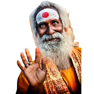 🖐 emoji Sadhu | @huickers Telegram sticker 5 of 30