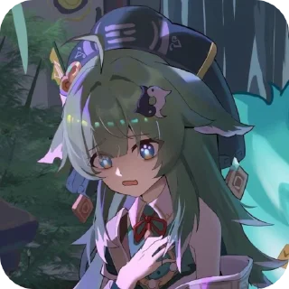 🍃 emoji 🍃𝙷𝚞𝚘 𝙷𝚞𝚘🍃 @genshinloversx Telegram sticker 12 of 46