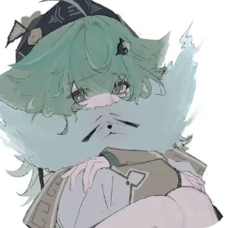 🍃 emoji 🍃𝙷𝚞𝚘 𝙷𝚞𝚘🍃 @genshinloversx Telegram sticker 15 of 46