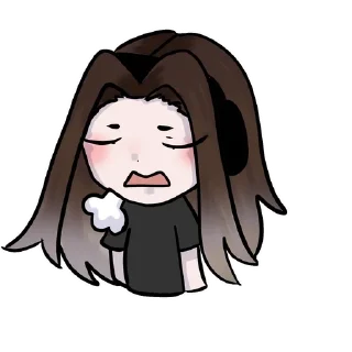 😮‍💨 emoji TSUNADE Telegram sticker 9 of 12