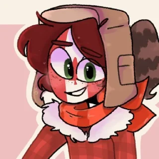 🇨🇦 emoji 𝘾𝙖𝙣𝙖𝙙𝙖 🇨🇦 @country_humans_stickersQwQ Telegram sticker 3 of 51