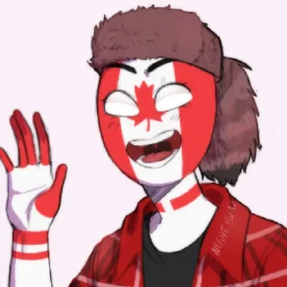 🇨🇦 emoji 𝘾𝙖𝙣𝙖𝙙𝙖 🇨🇦 @country_humans_stickersQwQ Telegram sticker 6 of 51