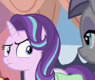 🤨 emoji @mlpstickers Starlight Glimmer animated pack Telegram sticker 24 of 45