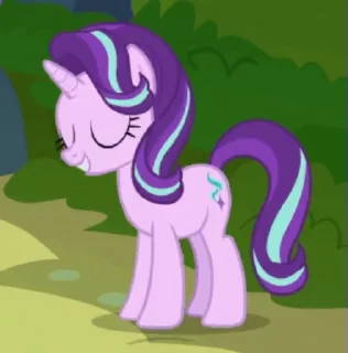 😁 emoji @mlpstickers Starlight Glimmer animated pack Telegram sticker 4 of 45