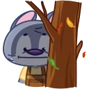 👀 emoji Волчонок Тео @TgSticker Telegram sticker 6 of 48