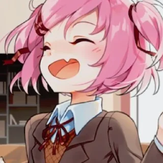 😄 emoji Нацуки Telegram sticker 10 of 34