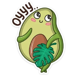 ☘️ emoji Avocado_RUS @Krutoy_kot Telegram sticker 3 of 25