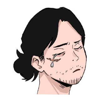 😢 emoji aizawa sensei Telegram sticker 13 of 22