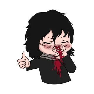 😳 emoji aizawa sensei Telegram sticker 22 of 22
