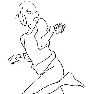 ✋ emoji Ч/б Telegram sticker 13 of 104