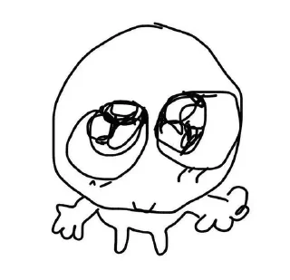 🌟 emoji Ч/б Telegram sticker 22 of 104