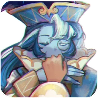 Sticker from Blueberry lie : by @alcoholicz