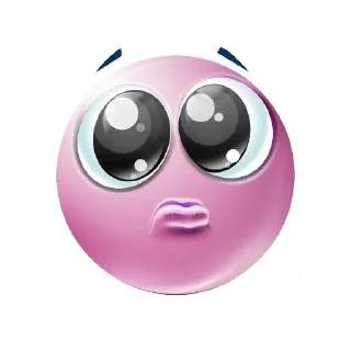 🌟 emoji pink face @fanwesttt Telegram sticker 7 of 23