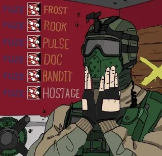 🌟 emoji Rainbow Six mobile || R6m Telegram sticker 18 of 44