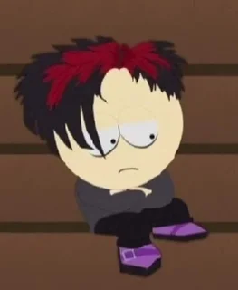 😣 emoji Goth Kids Telegram sticker 19 of 23