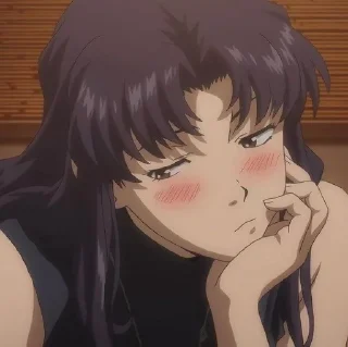 😳 emoji Misato san! Telegram sticker 15 of 33