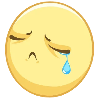 😢 emoji Смайлы ВК Telegram sticker 10 of 32