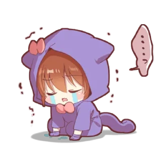 😭 emoji Котейки - @tg_sticks Telegram sticker 16 of 20