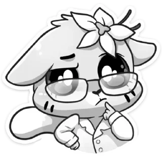 🤩 emoji Люба ест шоколадку,_, Telegram sticker 12 of 29