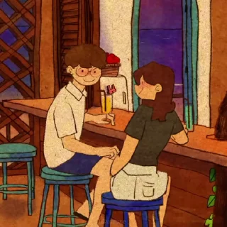 👫 emoji this is loove Telegram sticker 8 of 46