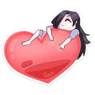 ❤ emoji Мара без надписей @stickers_vk Telegram sticker 21 of 47