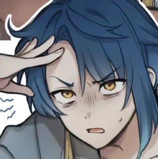 📘 emoji син цю топ Telegram sticker 21 of 106