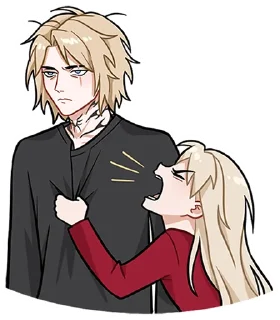 📢 emoji Анечка без текста @stickers_vk Telegram sticker 22 of 48