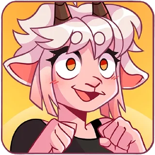☺️ emoji Эйко без надписей @stickers_vk Telegram sticker 11 of 48