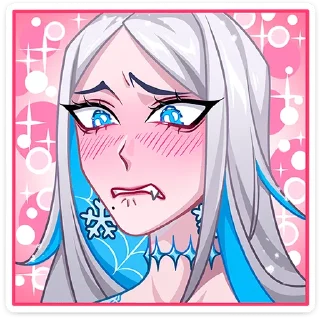 🥺 emoji Снежная Карина @TgSticker без надписей Telegram sticker 6 of 49