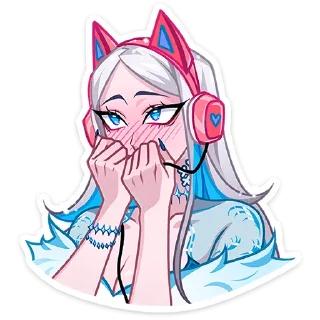 🥺 emoji Снежная Карина @TgSticker без надписей Telegram sticker 16 of 49