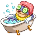 🛀 emoji Ben The Bee Telegram sticker 11 of 30