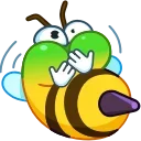 🤢 emoji Bee Telegram sticker 18 of 25