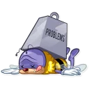 😫 emoji Ben The Bee Telegram sticker 18 of 30