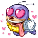 😍 emoji Ben The Bee Telegram sticker 12 of 30