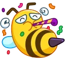 🥳 emoji Bee Telegram sticker 7 of 25