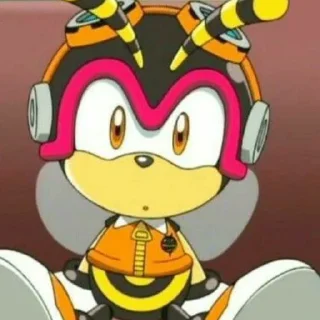 🤨 emoji Charmy the bee (@sonic_the_hednehog) Telegram sticker 19 of 27