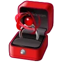 💎 emoji Diamond Ring | @Gift_Alerts Telegram sticker 19 of 100