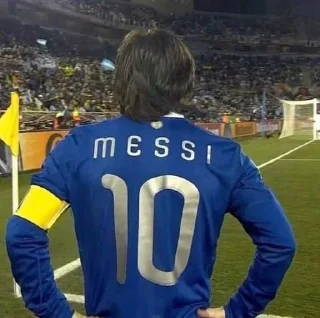 Sticker from Messi , @hhww3