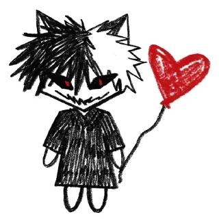 ❤️ emoji zxc cat Telegram sticker 10 of 24