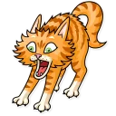 Sticker from Striped Cat