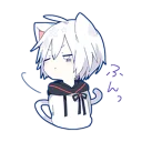😢 emoji Mafumafu Sticker (cat) Telegram sticker 16 of 72