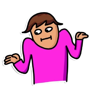 🤷 emoji Булавопак Telegram sticker 9 of 80