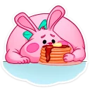 🐰 emoji Ванилопа фон Кекс :: @stickroom Telegram sticker 14 of 28