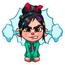 😡 emoji Ванилопа фон Кекс :: @stickroom Telegram sticker 11 of 28