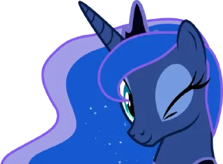 Sticker from Princess Luna | @MyLittlePony_bots